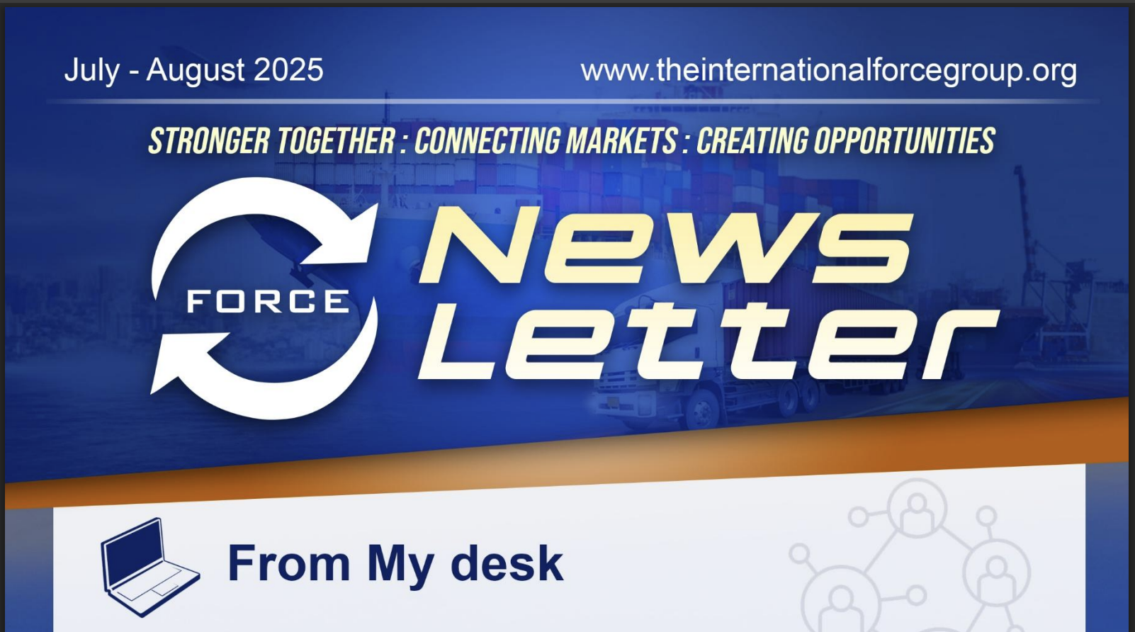 FORCE newsletter – July – August