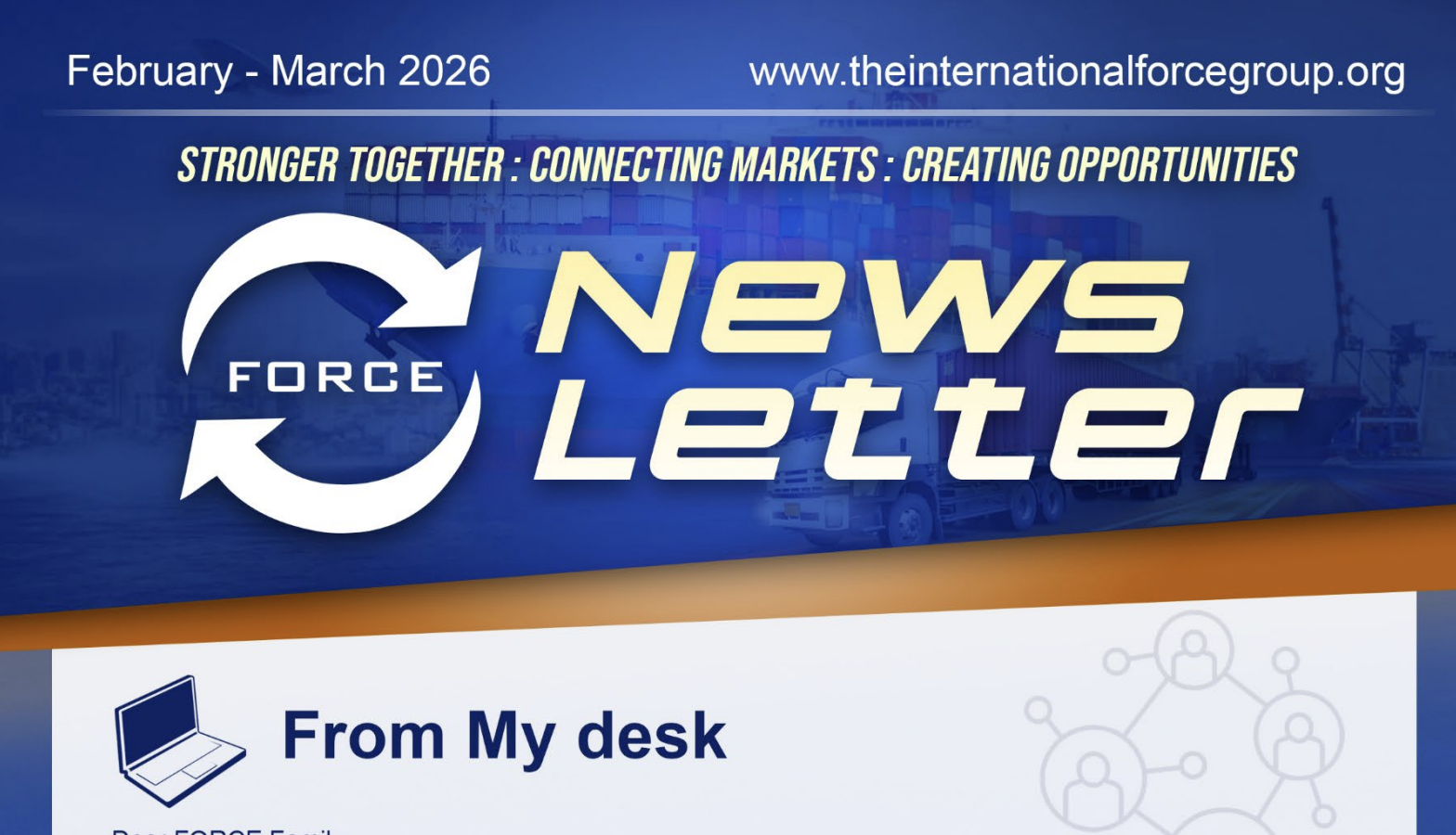 FORCE Newsletter – February – March 2026